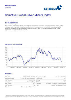 Solactive Global Silver Miners Index
