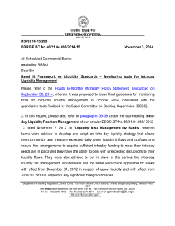 November 3, 2014 All Scheduled Commercial Banks (excluding RRBs)