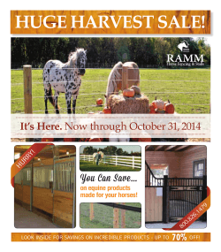 HUGE HARVEST SALE! You Can Save... It’s  Here.