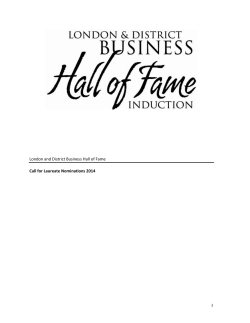 London and District Business Hall of Fame 1