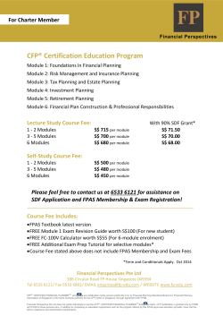 CFP® Certification Education Program