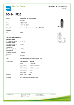 SDI84.1M20 PRODUCT SPECIFICATION