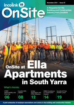 Ella Apartments in South Yarra OnSite at