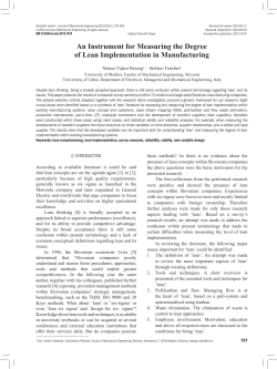 Strojniški vestnik - Journal of Mechanical Engineering 60(2014)12, 797-803