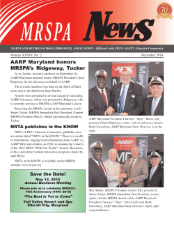 N s ew AARP Maryland honors