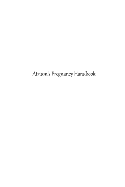 Atrium’s Pregnancy Handbook