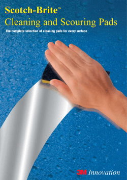 Scotch-Brite Cleaning and Scouring Pads 3 Innovation
