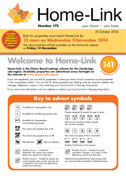 Welcome to Home-Link 141 12 noon on Wednesday 5 November 2014