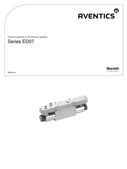 Series ED07 Pressure regulators ► E/P pressure regulators  Brochure