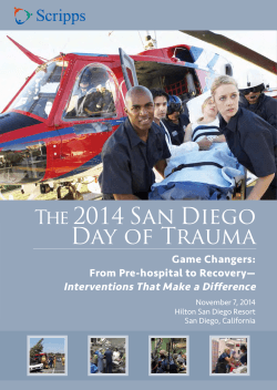 2014 San Diego Day of Trauma The