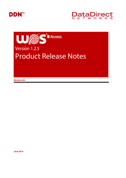 Product Release Notes