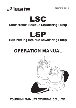 LSC LSP OPERATION MANUAL