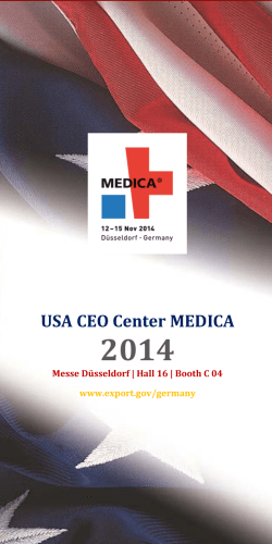 2014 USA CEO Center MEDICA USA CEO Center MEDICA 2014