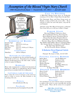 Assumption of the Blessed Virgin Mary Church P S