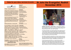 St John the Evangelist, Redhill November 2014