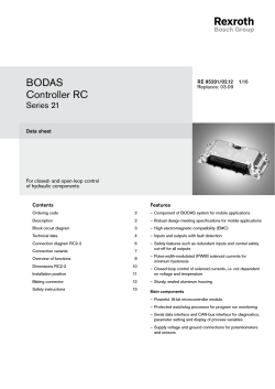 BODAS Controller RC Series 21