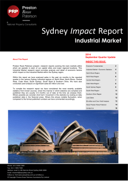 Report Industrial Market 2014