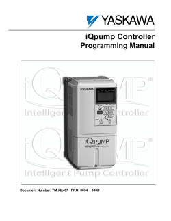 iQpump Controller Programming Manual