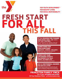 FOR ALL  FRESH START THIS FALL