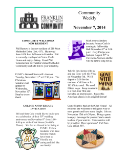 Community Weekly November 7, 2014