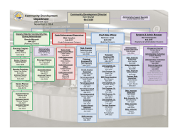 Deputy Director Community Dev. Chief Bldg Official (