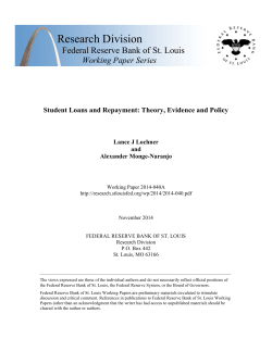 Research Division Federal Reserve Bank of St. Louis  Working Paper Series