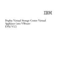 Deploy Virtual Storage Center Virtual Appliance into VMware