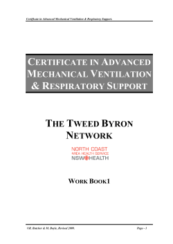 Mechanical Ventilation Workbook