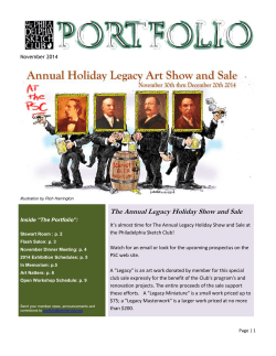 The Annual Legacy Holiday Show and Sale