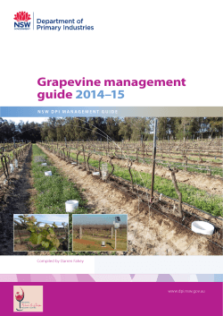 Grapevine management guide 2014–15