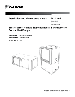 Installation and Maintenance Manual  IM 1139-6