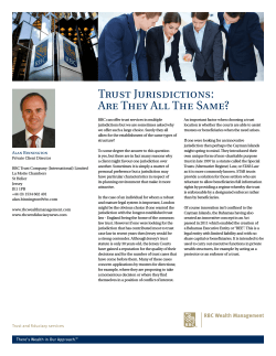 Trust Jurisdictions: Are They All The Same?