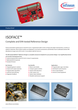 ISOFACE™ Complete and EMI-tested Reference Design Product Brief