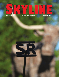 S KYLINE 19 The Sul Ross Skyline, September 20, 2013