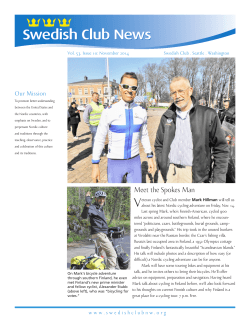 Swedish Club News Our Mission