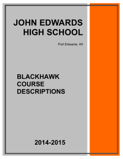 JOHN EDWARDS HIGH SCHOOL  BLACKHAWK