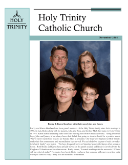 Holy Trinity Catholic Church November 2014