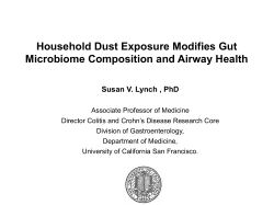 Household Dust Exposure Modifies Gut Microbiome Composition and Airway Health