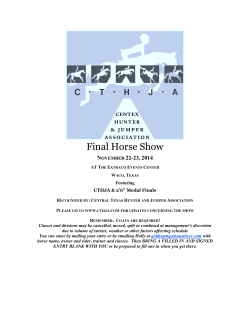 Final Horse Show 22-23, 2014