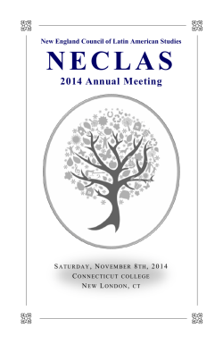 N E C L A S 2014 Annual Meeting S ,  N