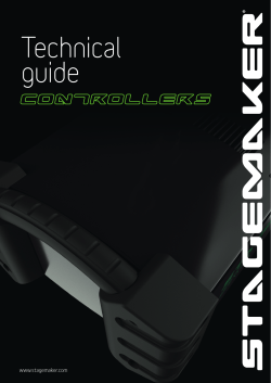 Technical guide www.stagemaker.com ®