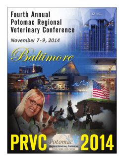 Baltimore PRVC      2014 Fourth Annual Potomac Regional