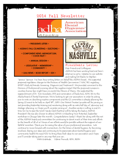 2014 Fall Newsletter