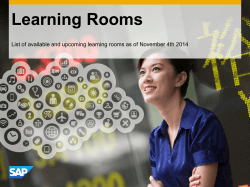 Learning Rooms
