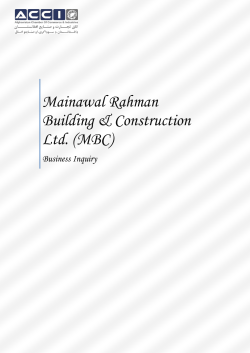 Mainawal Rahman Building &amp; Construction Ltd. (MBC) Business Inquiry