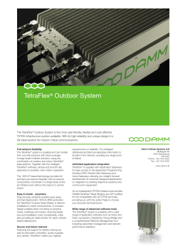 TetraFlex Outdoor System ®