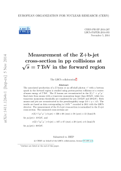 Measurement of the Z+b-jet cross-section in pp collisions at √