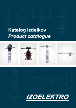 Katalog izdelkov Product catalogue