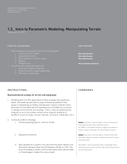 1.2_ Intro to Parametric Modeling: Manipulating Terrain