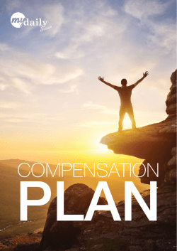 Plan  Compensation © 2014 Mydailychoice. All Rights Reserved |  www.mydailychoice.com